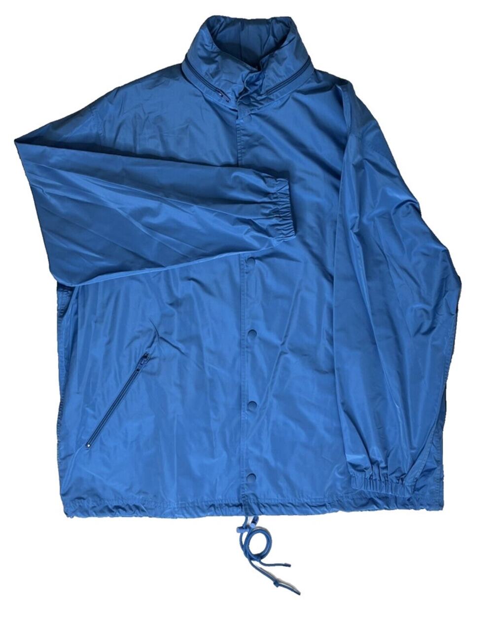 1-87 BALENCIAGA Men's Windbreaker Jacket Blue Medium/38